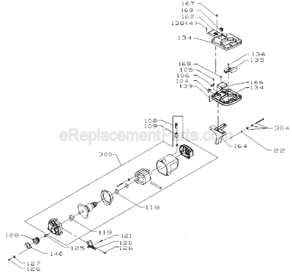 Page B Diagram and Parts List for FS110L Type 1 Black and Decker Miter Saw